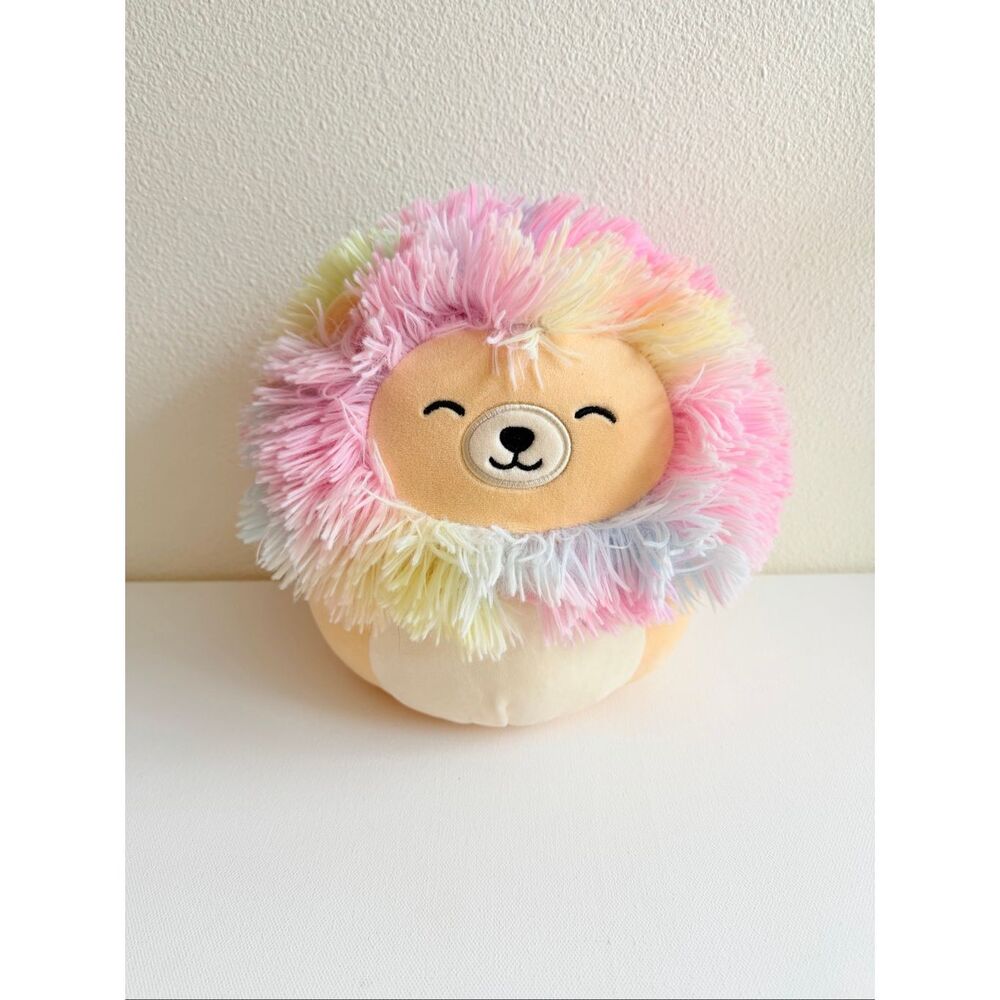 SQUISHMALLOW 8" Inch Leonard Lion w/ Rainbow Mane Plush